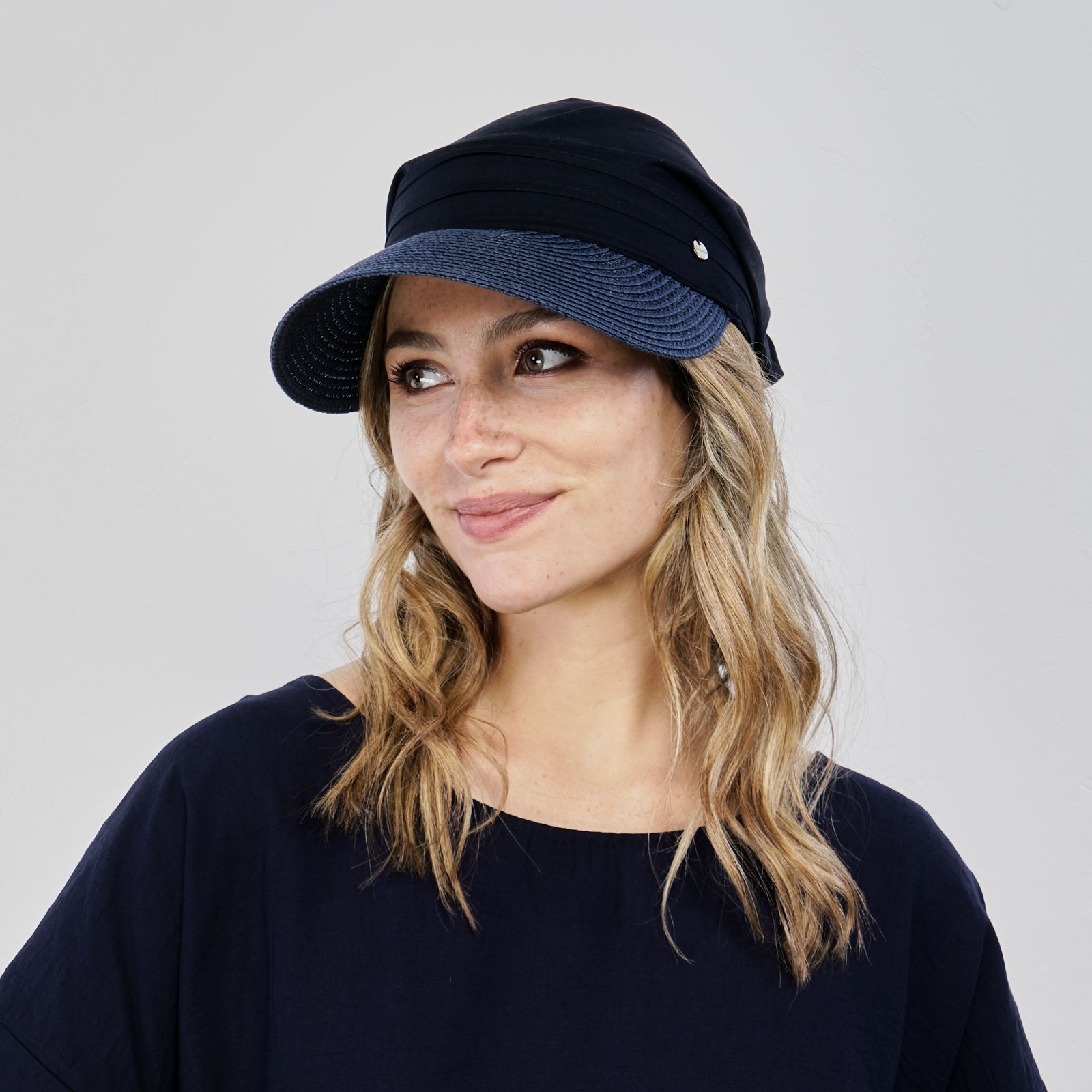 Cappello Donna Tesa Larga Pieghevole - UPF 50+ Per Spiaggia E Viaggi