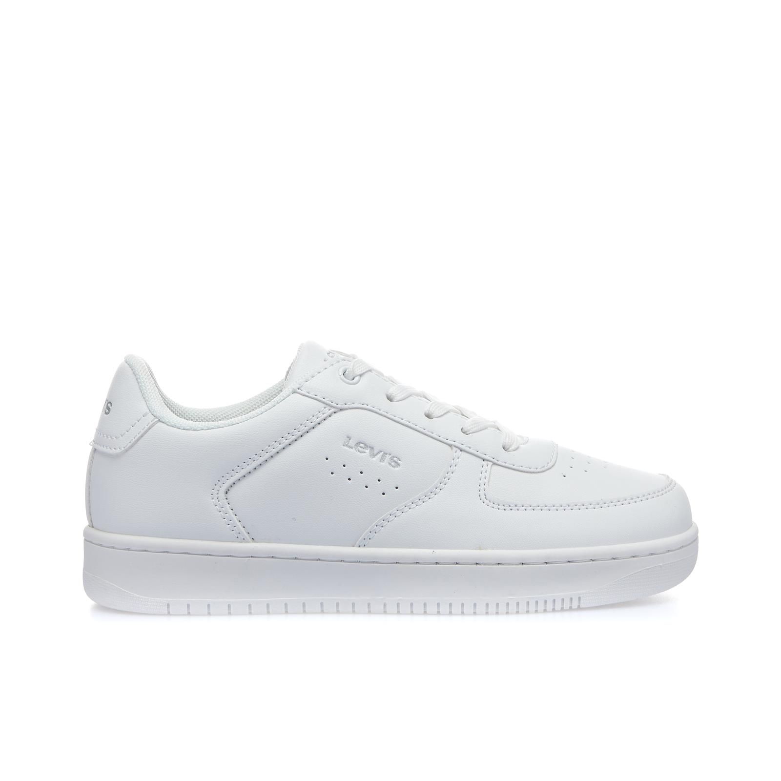 Levi's Kids Tampa: Scarpe Da Ginnastica Per Bambine E Ragazze, Colore Bianco Rosa, Chiusura Con Lacci Elastici