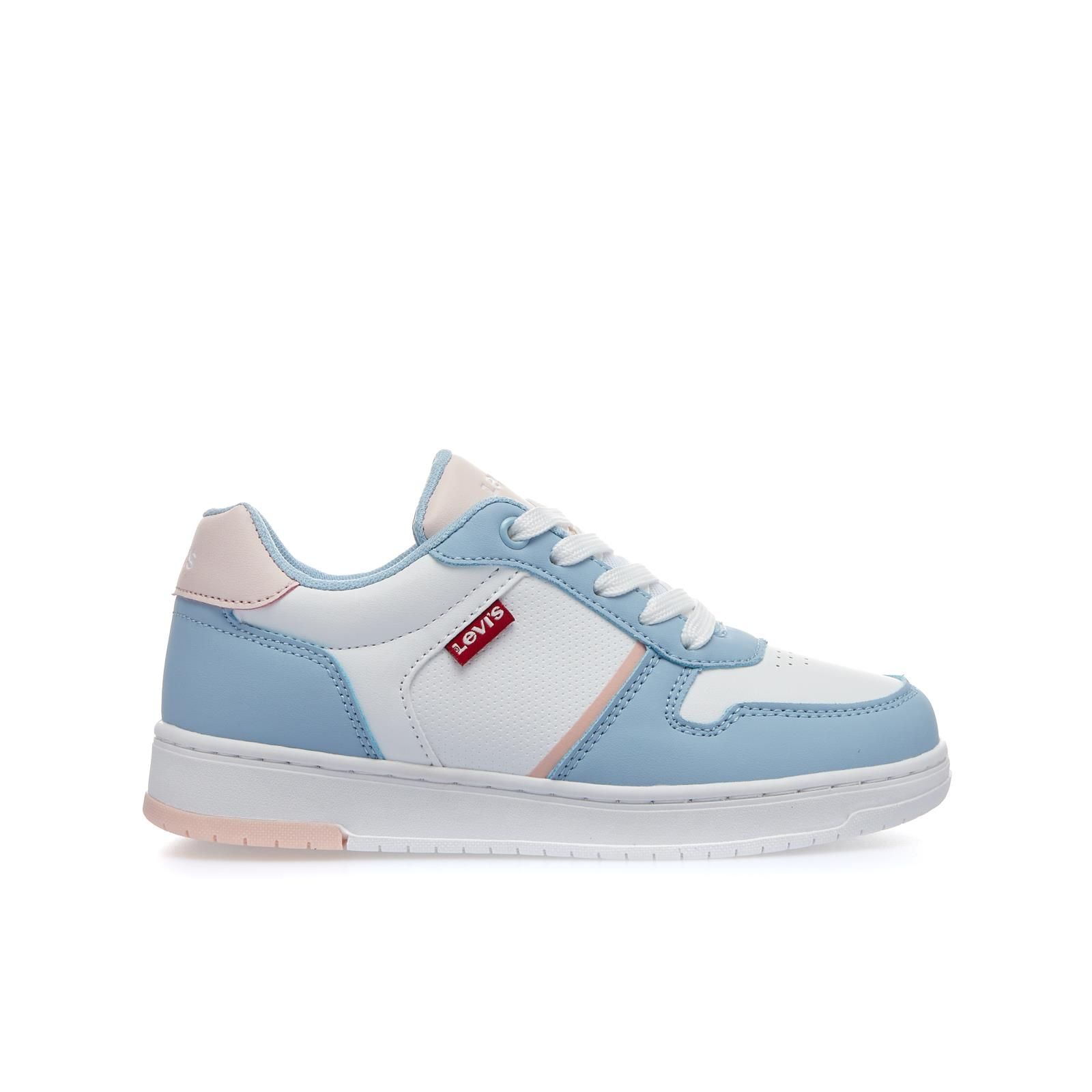 Scarpe da ginnastica sneakers unisex primi passi new union mini white red - Levi's