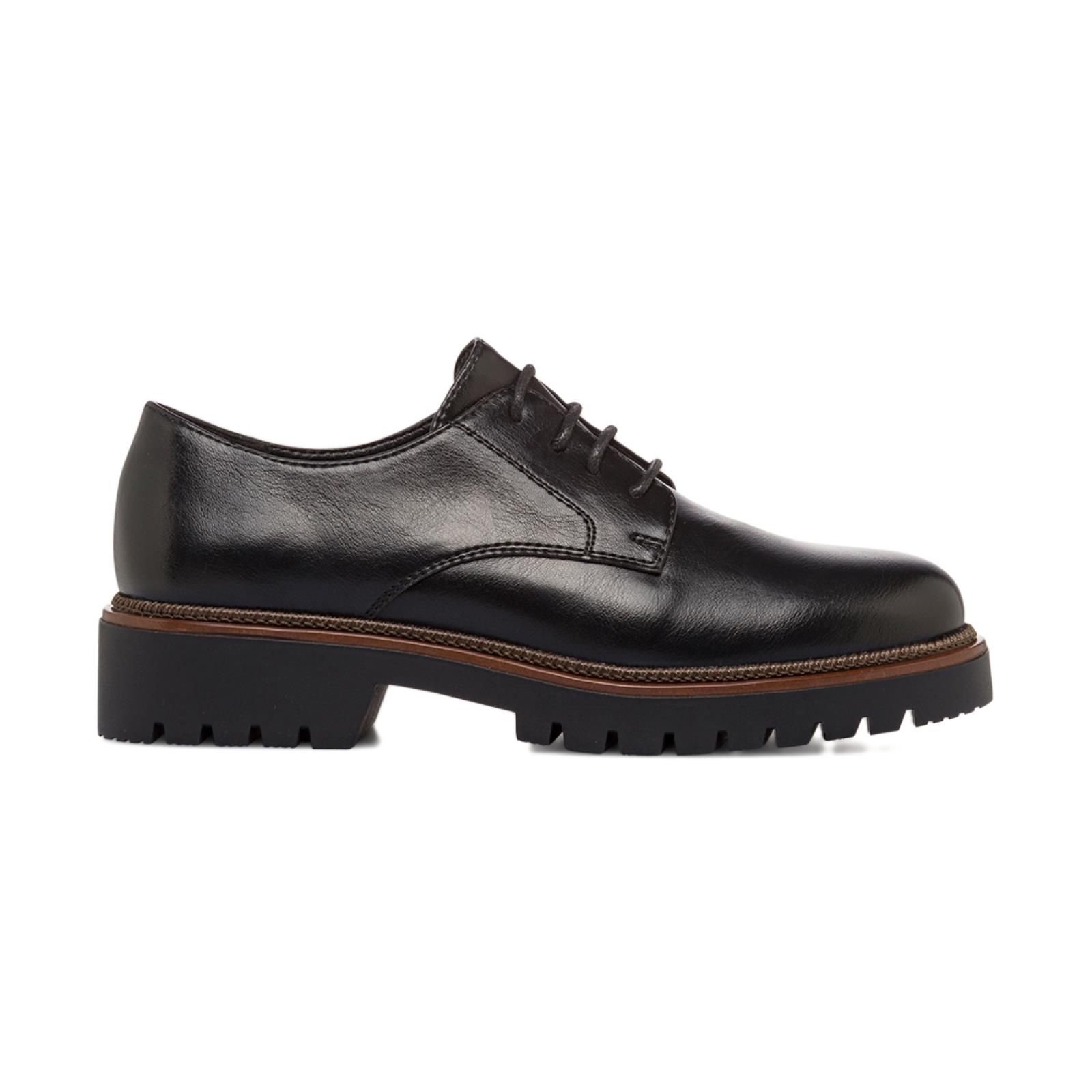 Scarpe Oxford In Pelle Donna - Stringate, Leggere, Con Suola Morbida E Antiscivolo - Per Ufficio, Lavoro E Passeggiate - Taglie Dalla 36 Alla 45 - 2
