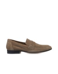 Mocassini eleganti marrone chiaro in suede