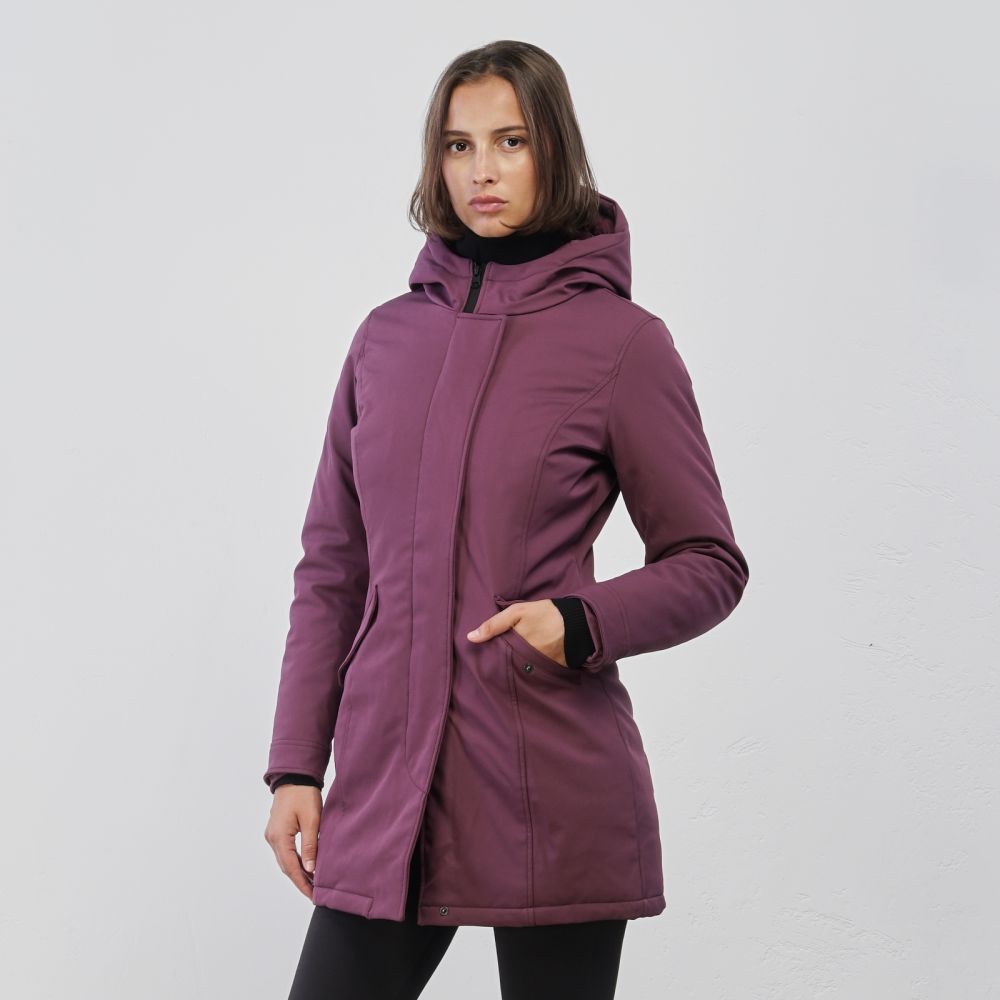 Giacca viola da donna con zip e tasche KATE CUT Scarpe&Scarpe
