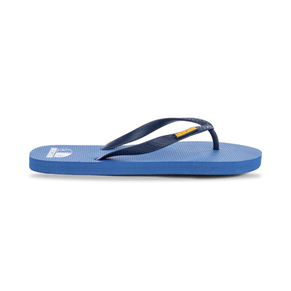 Ciabatte infradito blu da uomo per il mare con cinturini logati ...