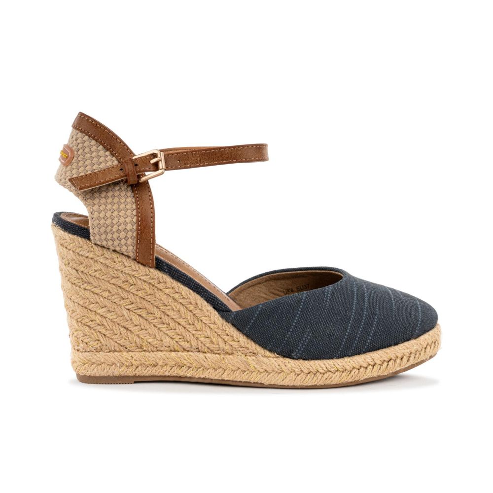 Clarks Sandali da donna Kyarra Rose con zeppa, Blush Nubuck, 36 EU