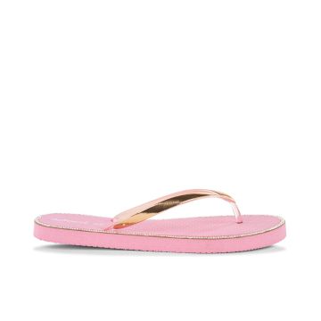 Ciabatte donna rosa modello infradito da mare con glitter