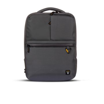 Zaino da viaggio grigio con tasche frontali