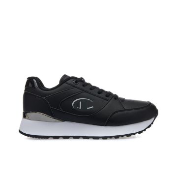 Sneakers donna nere da palestra con suola platform