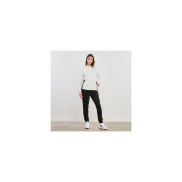 Tuta sportiva bicolor bianca e nera