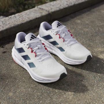 Scarpe da running bianche da uomo adidas Questar 3 Cloudfoam in mesh