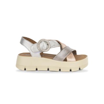 Sandali argento Igi&Co da donna con suola platform