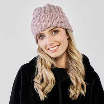 Berretto rosa da donna