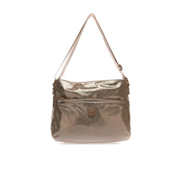 Borsa a tracolla oro con zip