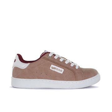 Sneakers rosa con logo laterale