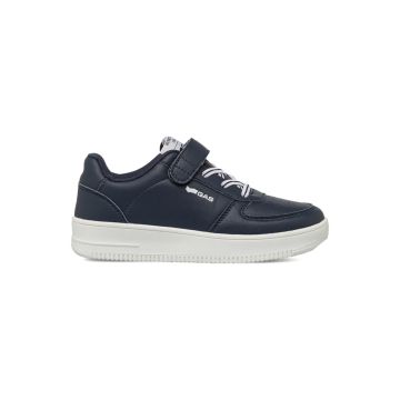 Sneakers blu Gas da bambino con logo ricamato