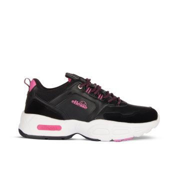 Sneakers donna nere da palestra con suola chunky