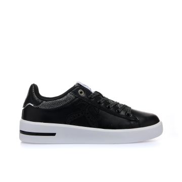 Sneakers nere da donna con logo con strass