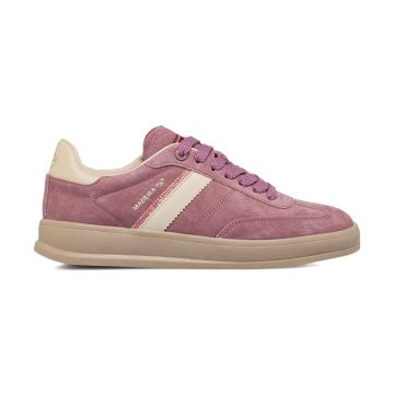 Sneakers rosa da donna con lacci