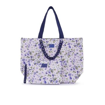 Set shopper mare azzurra e rosa da donna in fantas