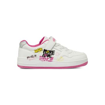 Sneakers bianche da bambina Dimensione Danza con disegni