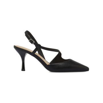 Decolletè nere slingback Alesya da donna a punta