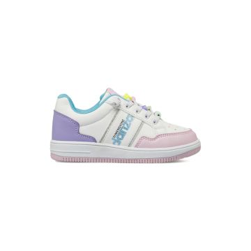 Sneakers rosa e bianche da bambina Dimensione Danza con charms sui lacci