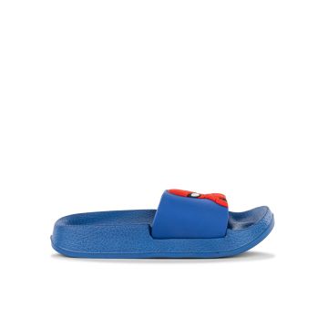 Ciabatte blu cartoon in gomma da bimbo da mare