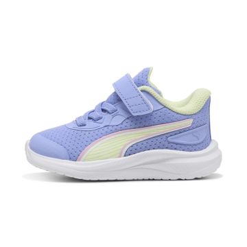 Sneakers viola da bambina Puma Skyrocket 2 da ginnastica con velcro