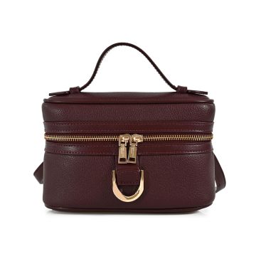 Borsa a mano bordeaux da donna Romeo Gigli Milano