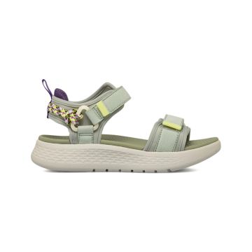 Sandali sportivi da donna verde salvia con suola p