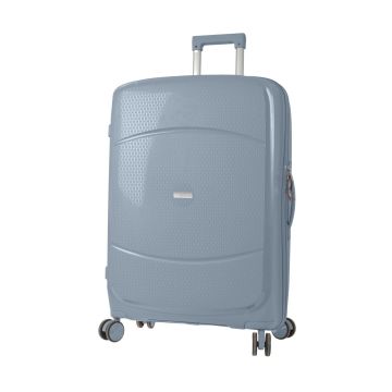 Trolley Valigia Rigida H4L Argento - Taglie S, M, L Con Serratura A Combinazione