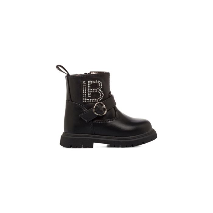 Stivaletto Bimba Cult Young T-430 - Sintetico Nero, Slip-on, Suola 2 Cm