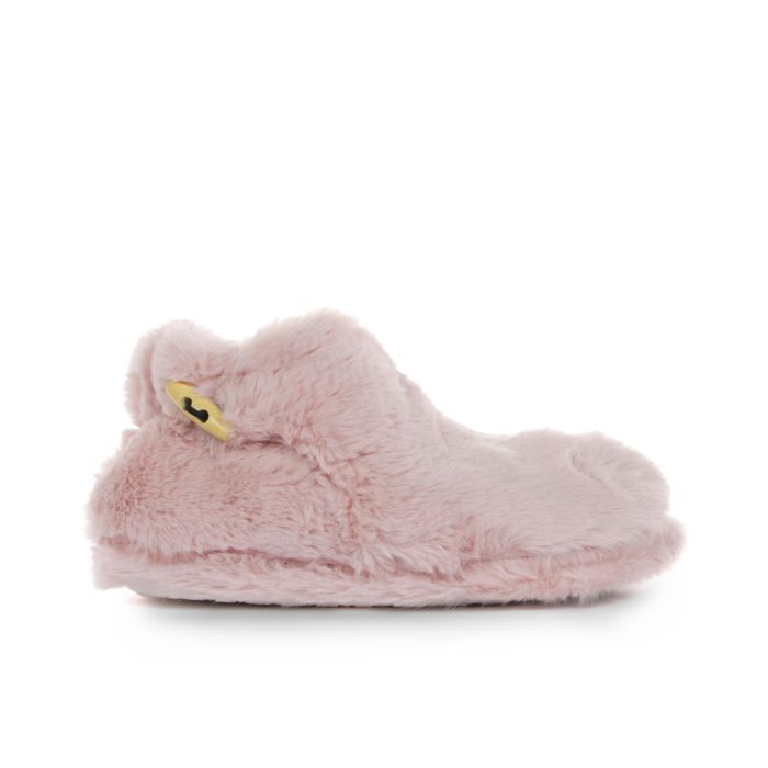 Pantofole casa rosa da donna in peluche
