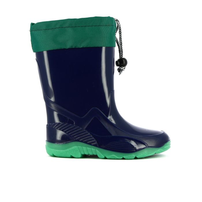 Stivaletti blu bambino da pioggia