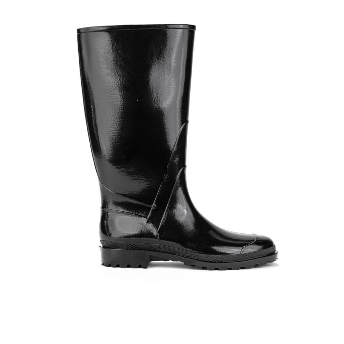 Stivali neri donna in gomma da pioggia