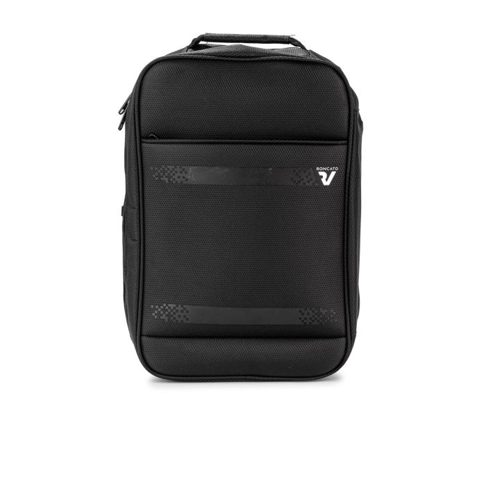 Zaino nero da viaggio con organizer interno