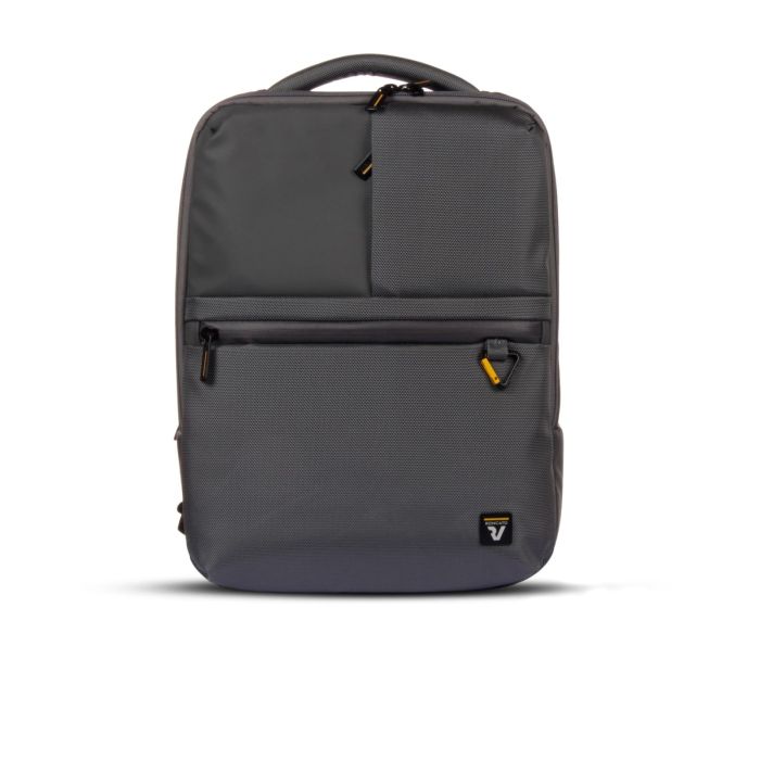 Zaino da viaggio grigio con tasche frontali