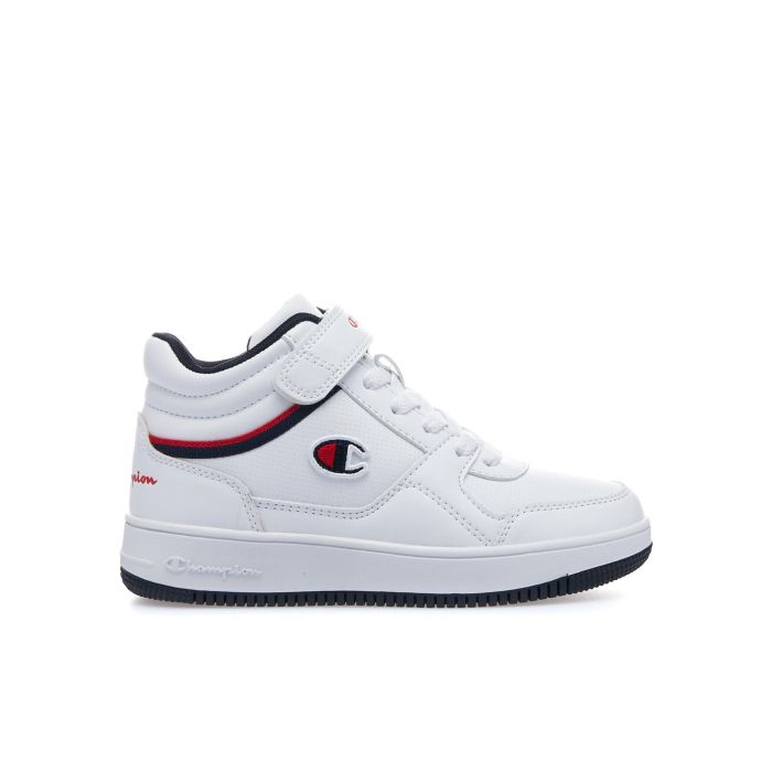Sneakers bianche da basket Rebound Vintage Mid B GS da bimbo