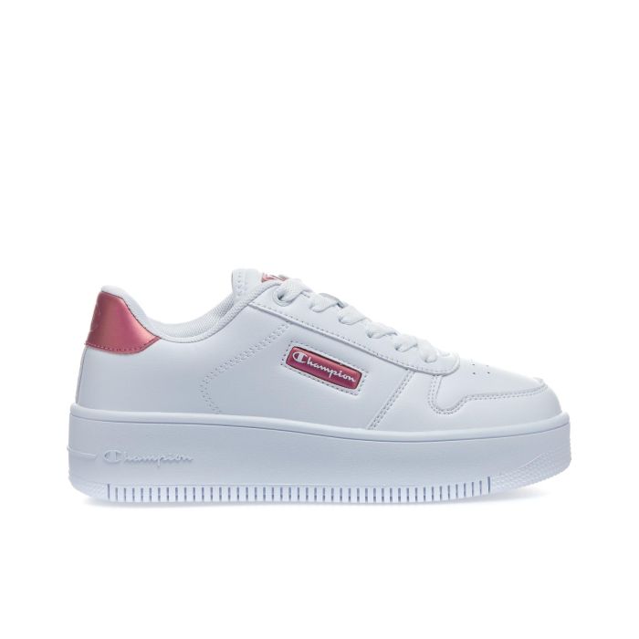 Sneakers da donna bianche con platform e logo