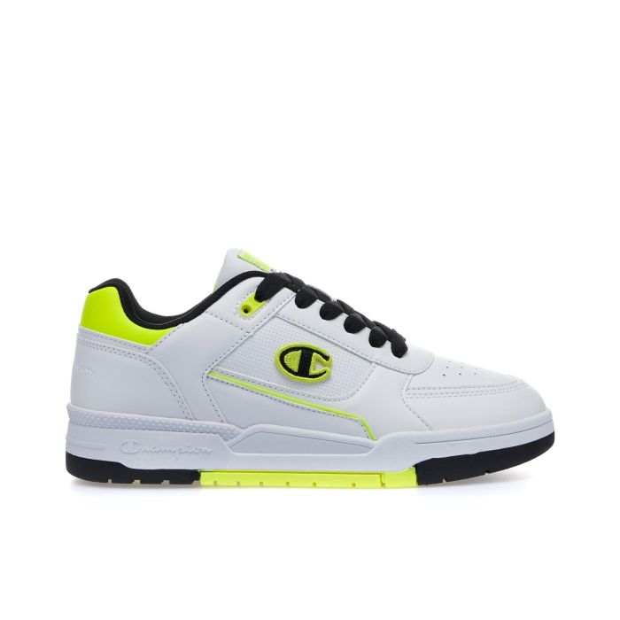 Sneakers basket bianche da ragazzo Rebound Heritage con dettagli fluo