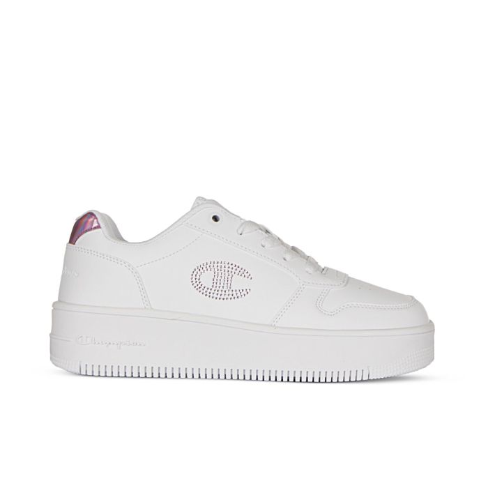 Sneakers bianche da ragazza Rebound con suola platform