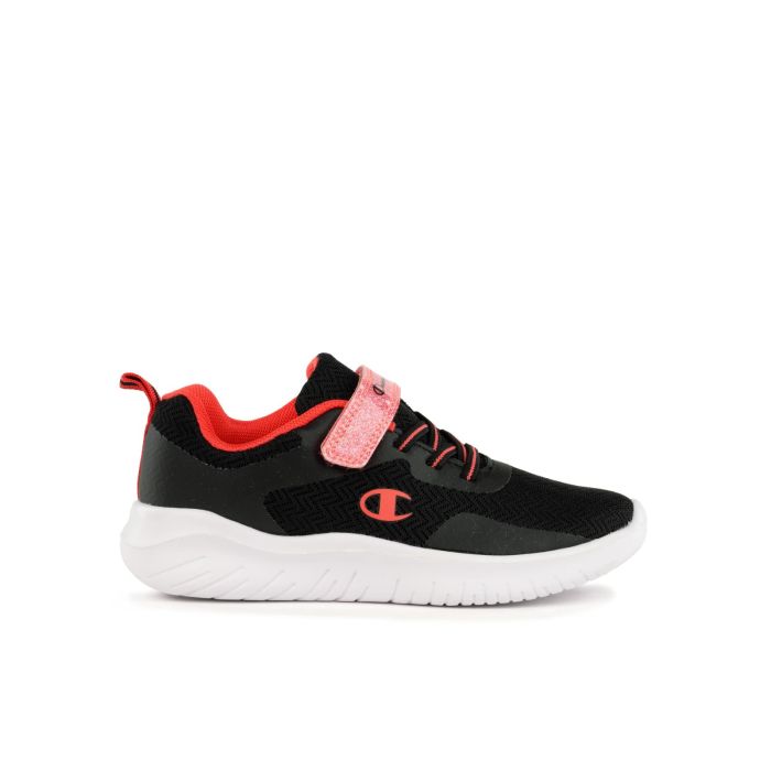 Sneakers da ginnastica nere da bambino Softy Evolve con velcro e lacci