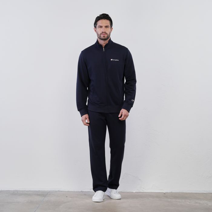 Tuta sportiva blu da uomo con logo