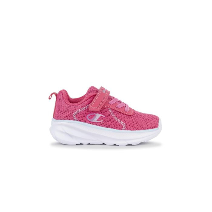 Sneakers da ginnastica rosa da bimba con logo laterale