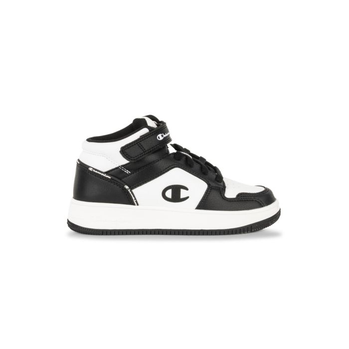 Sneakers basket da bambino bianche e nere Champion Rebound 2.0 Mid