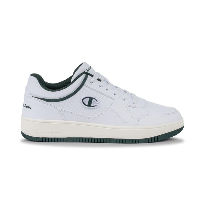 Sneakers basket bianche da uomo modello Rd18 con logo laterale