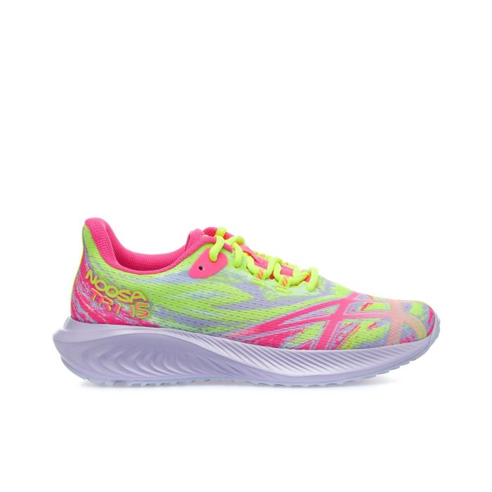 Sneakers da ginnastica da bambina rosa e giallo fluo Gel Noosa