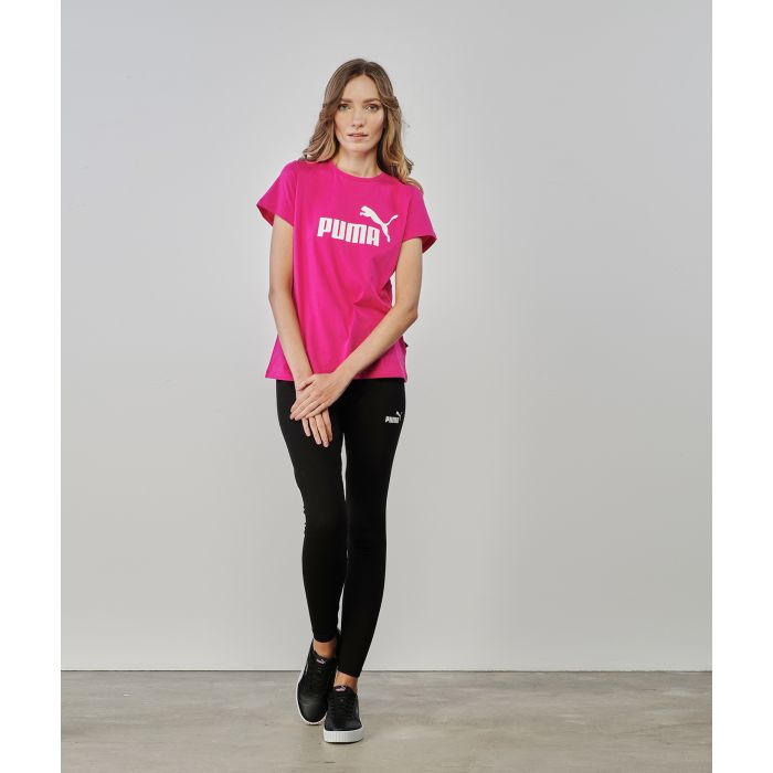 Leggins neri sportivi da donna con logo