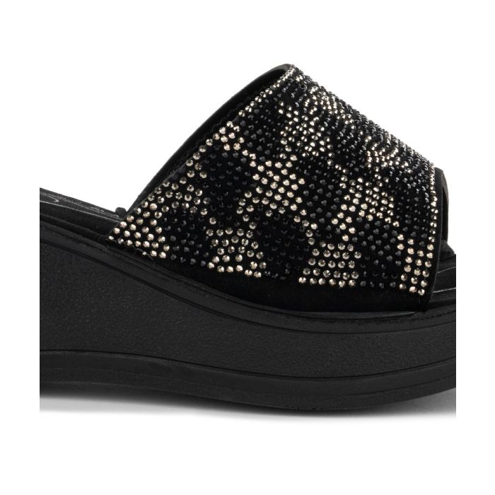 Sandali con plateau robusti da donna Scivoli antiscivolo casual Pantofole con zeppa estive Pantofole da spiaggia all'aperto in EVA moda donna Infrado  322