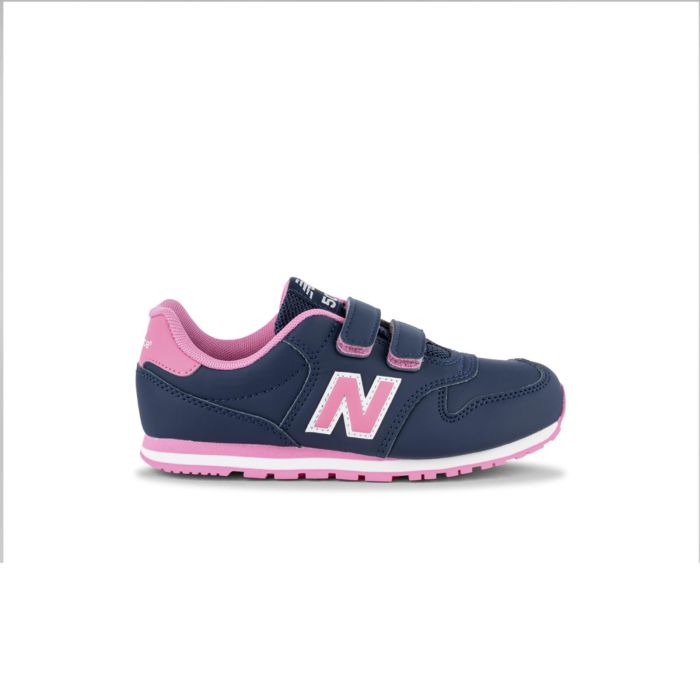 Sneakers bambina blu 500 da ginnastica con doppio velcro