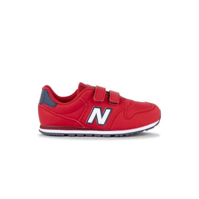 Sneakers bambino rosse 500 da ginnastica con doppio velcro